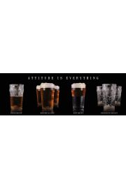 Piwo - Nastawienie jest najwaniejsze - plakat motywacyjny
