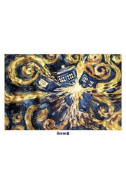 Doctor Who Exploding Tardis - plakat 140x100 cm