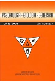 ePrasa Psychologia-Etologia-Genetyka nr 18/2008