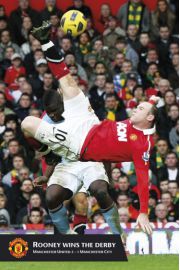 Wayne Rooney Gol z Przewrotki - Manchester United - plakat