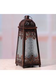 Miedziany lampion w marokaskim stylu