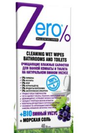 Nawilane chusteczki do czyszczenia azienki i toalety ERO Zero