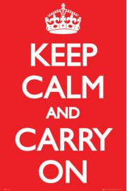 Keep Calm and Carry On - plakat