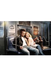 Subway Ride James Dean i Marylin Monroe - plakat