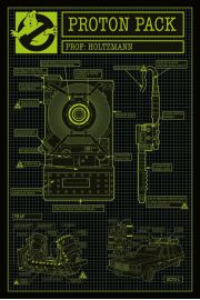 Ghostbusters 3 Pogromcy Duchw Proton Pack - plakat