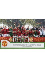 Manchester United Mistrzowie Europy - plakat