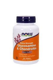 Now Foods Glucosamine & Chondroitin 750mg/600mg - suplement diety 60 kaps.