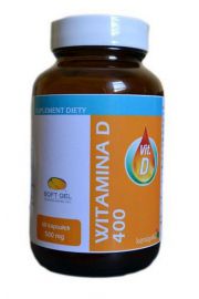 WITAMINA D3 400 IU (60 kapsuek) - suplement diety