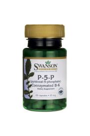 Swanson Witamina B-6 20mg Suplement diety 60 kaps.