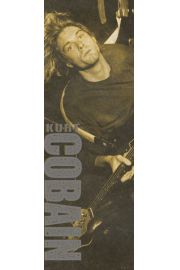 Nirvana Kurt Cobain Brown - plakat 53x158 cm