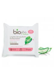 Biopha Organic Biopha, chusteczki do demakijau, 25 szt