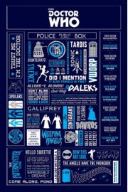 Doctor Who - Infografika - plakat