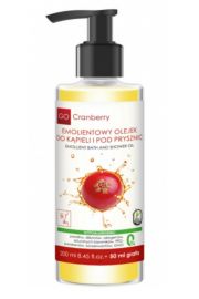 GoCranberry Emolientowy olejek do kpieli i pod prysznic 250 ml