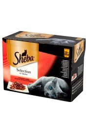 Sheba Selection mokra karma dla kota soczyste smaki w sosie 12x85 g