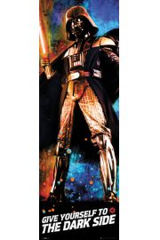 Star Wars Gwiezdne Wojny Vader Give yourself to the dark side - plakat 53x158 cm