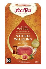 Yogi Tea Herbatka dla zmysw z olejkiem z mandarynki (for the senses natural wellbeing) 17 x 2 g Bio