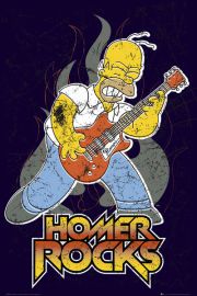 The Simpsons Homer Rocks - plakat