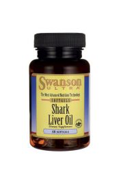 Swanson shark liver oil olej z wtroby rekina 500mg 60 kaps