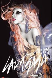 Lady Gaga Pomaraczowe Wosy - plakat 61x91,5 cm