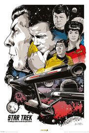Star Trek Boldly G 50ta Rocznica - plakat