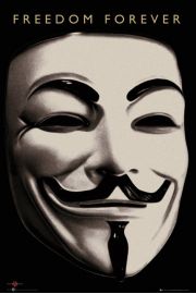 V For Vendetta Maska - plakat
