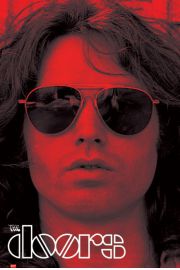 Jim Morrison - The Doors Red - plakat