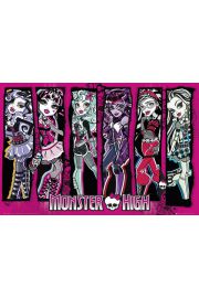 Monster High Upiorna Szkoa Grupa - plakat 91,5x61 cm