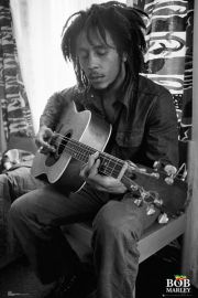 Bob Marley Gitara - plakat 61x91,5 cm