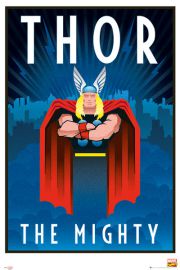 Marvel Thor Retro - plakat