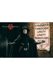 V For Vendetta W jednoci Sia - plakat