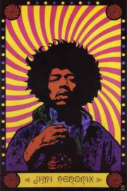Jimi Hendrix Psychedelic - plakat 61x91,5 cm