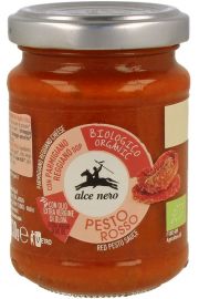 Alce Nero Pesto czerwone z suszonych pomidorw 130 g Bio