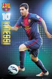 FC Barcelona - Lionel Messi - plakat