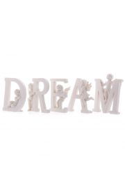 Figurki 5 aniokw siedzcych na literach - DREAM