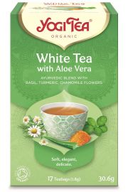 Yogi Tea Herbata biaa z aloesem (white tea with aloe vera) 17 x 1,8 g Bio