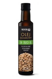 Biooil Olej sezamowy toczony na zimno nierafinowany 250 ml Bio