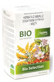 Apotheke Herbatka imbirowa (cytryna i mita) 30 g Bio