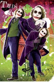 Batman Mroczny Rycerz - Joker Moje Miasto - plakat