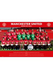 Manchester United Skad Druyny 2014 - plakat