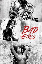 DC Comics Bad Girls Black and White - plakat
