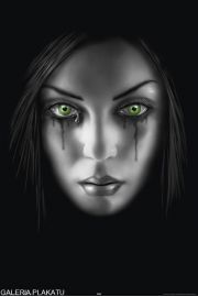 Anne Stokes - Zielone Oczy - plakat