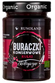 Runoland Buraczki konserwowe kulki 300 g Bio