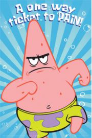 Spongebob Kanciastoporty Patrick - plakat
