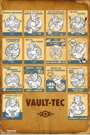 Fallout 4 Vault Tec Kompilacja - plakat
