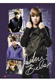 Justin Bieber hoodie - plakat 3D 29,7x42 cm