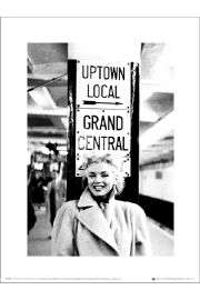 Marilyn Monroe Grand Central Station - plakat premium