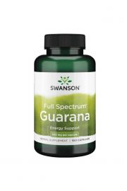 Swanson Guarana 500 mg - suplement diety 100 kaps.