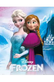 Kraina Lodu Frozen Anna i Elza - plakat