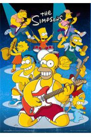 The Simpsons rock - plakat 3D 47x67 cm