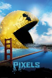 Pixels Pacman - plakat